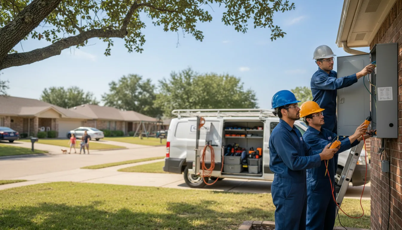 Certified electrician providing emergency electrical services in Scotland, MD